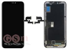 Дисплей iPhone X с тачскрином в рамке (черный) Hard Oled