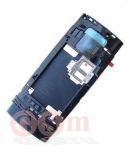 Средняя часть корпуса Nokia X2-00 с разъемом ЗУ, звонком (buzzer), вспышкой камеры и держателем Sim (Black) Nokia X2-00 (0257197) ОРИГИНАЛ 100%