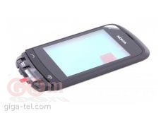 Тачскрин Nokia C2-02/C2-03/C2-06/C2-07/C2-08/C2-09 в сборе (черный) 02500Z0 ОРИГИНАЛ 100%