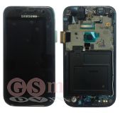 Дисплей Samsung i9003 Galaxy S модуль в сборе (GH97-11829A) (снятый, потертости, царапины) (черный) ОРИГИНАЛ 100%