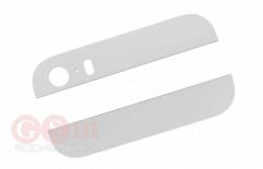 Вставки в корпус iPhone 5S (комплект стекол) (белый)