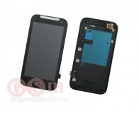 Дисплей HTC Desire 310 с тачскрином в рамке (черный) ОРИГИНАЛ