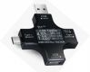 Тестер зарядного устройства многофункциональный 12 в 1 (USB/Type-C/Micro) 3.5-7V 0-3.0A (Charger Doctor)