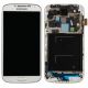 Дисплей Samsung i9505 S4 с тачскрином в рамке (GH97-14655A) (белый) ОРИГИНАЛ 100%
